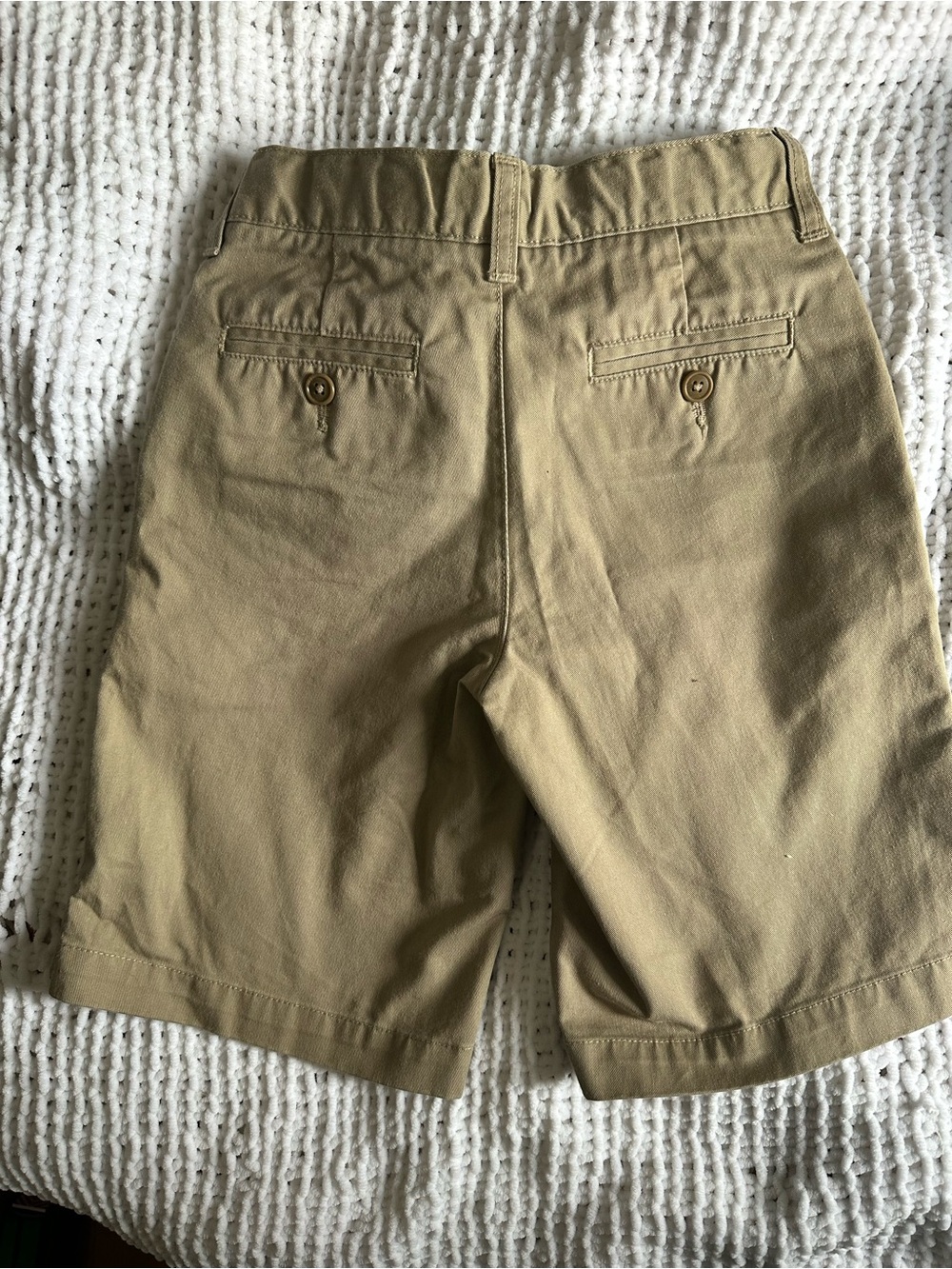 Lands End Uniform Khaki Shorts like new